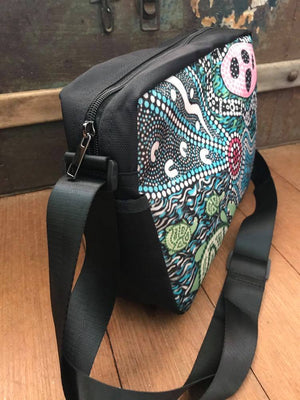 Family Travelling Together - One-Sided Crossbody Nylon Bag - Little Goody New Shoes Australia