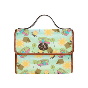 Happy Camper - Waterproof Canvas Handbag