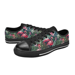 Tropical Flamingo - Low Top Shoes