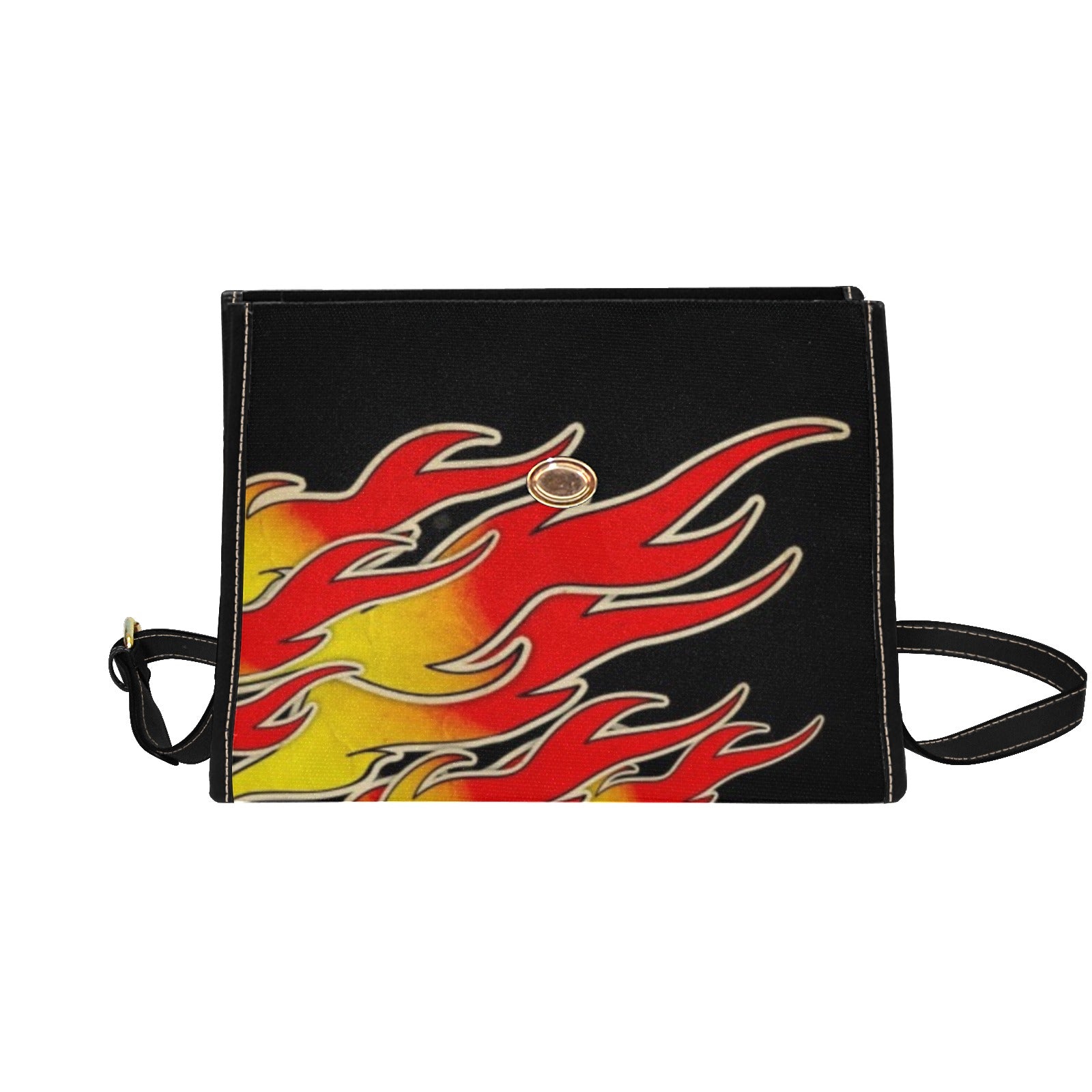 Flames - Waterproof Canvas Handbag