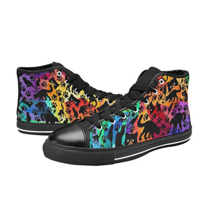 Black Cat Bright - High Top Shoes