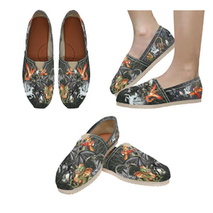 Magical Creatures - Casual Canvas Slip-on Shoes