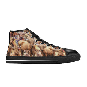 Highland Cows - High Top Shoes