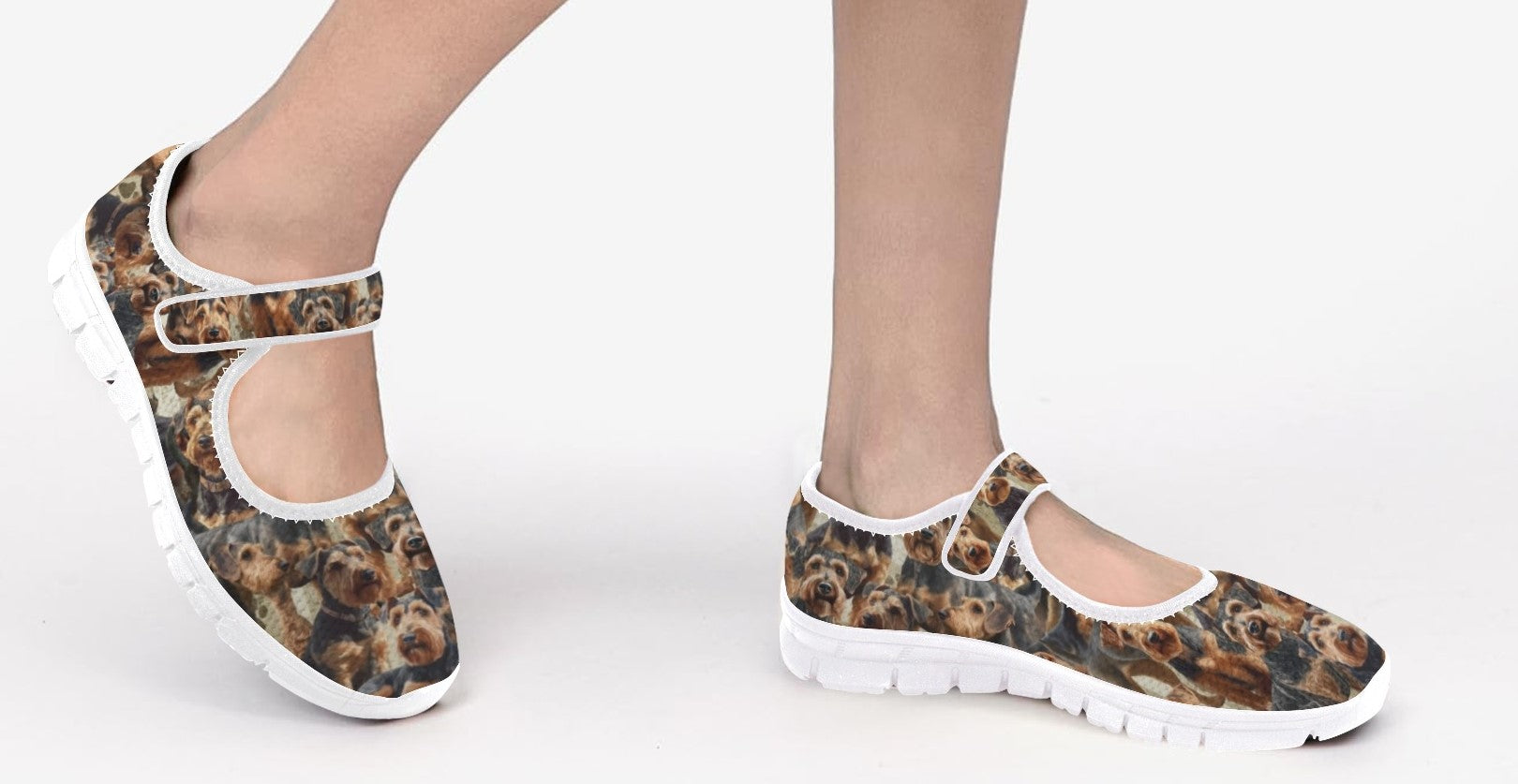 Airedale Terrier - Mary Jane Shoes