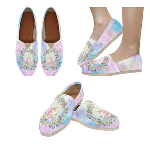 Pastel Unicorn - Casual Canvas Slip-on Shoes