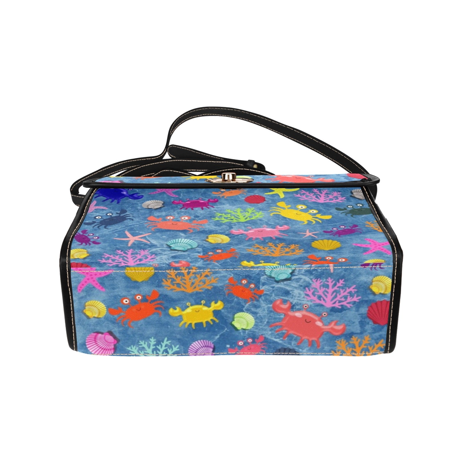 Cute Crab - Waterproof Canvas Handbag