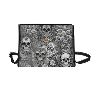 Skulls & Roses - Waterproof Canvas Handbag