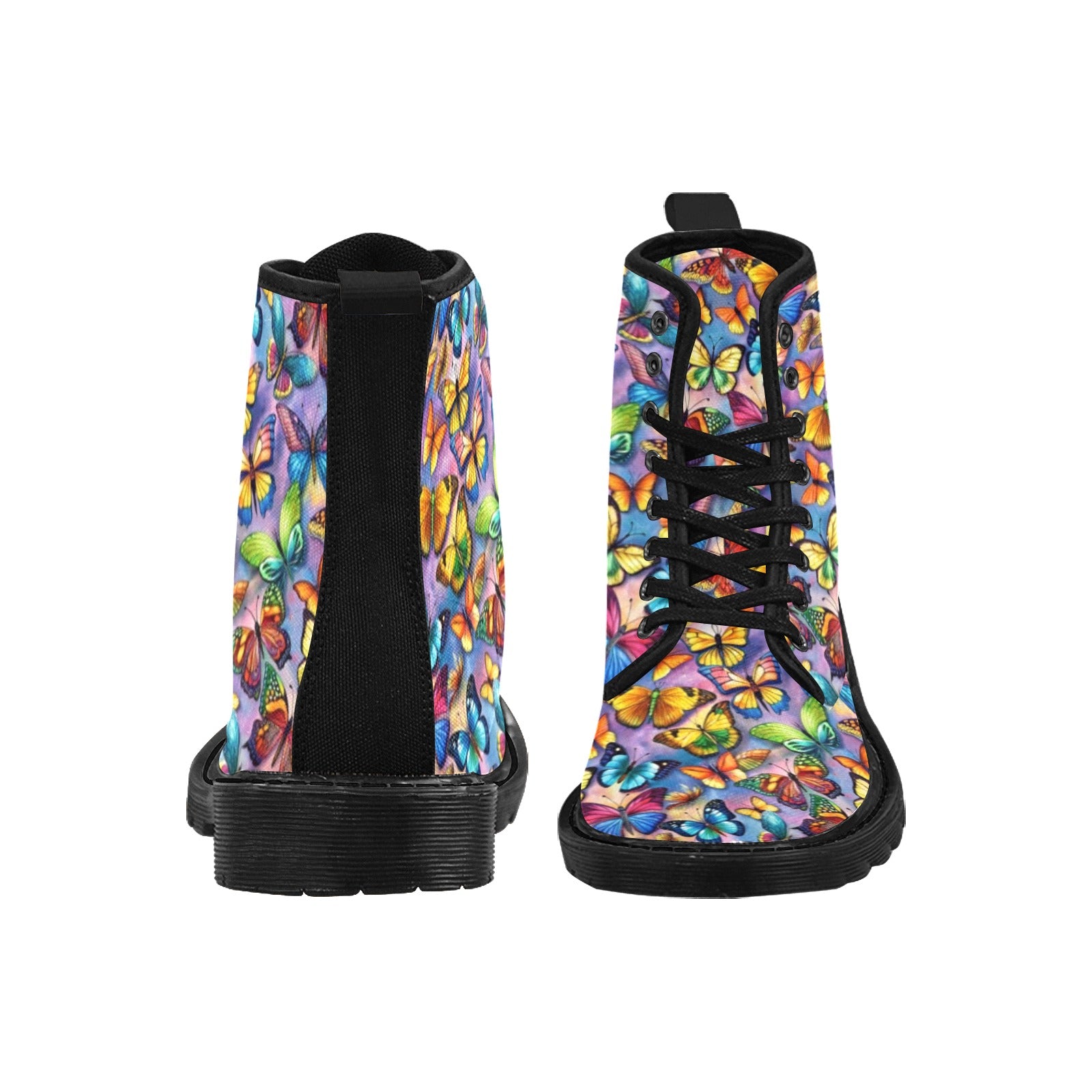 Butterfly Bright - Canvas Boots
