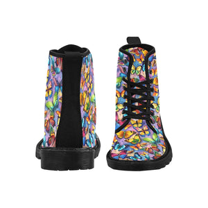 Butterfly Bright - Canvas Boots