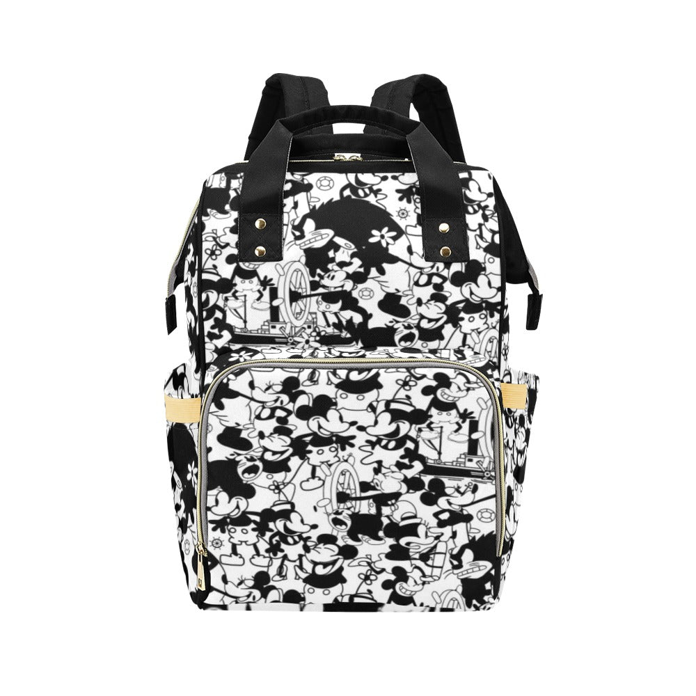 Steamboat Willie - Multi-Function Backpack Nappy Bag
