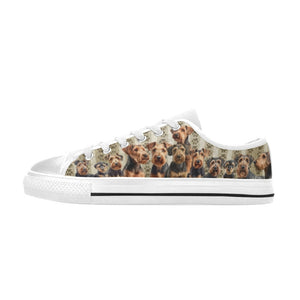 Airedale Terrier - Low Top Shoes