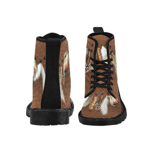 Feathers - Canvas Boots