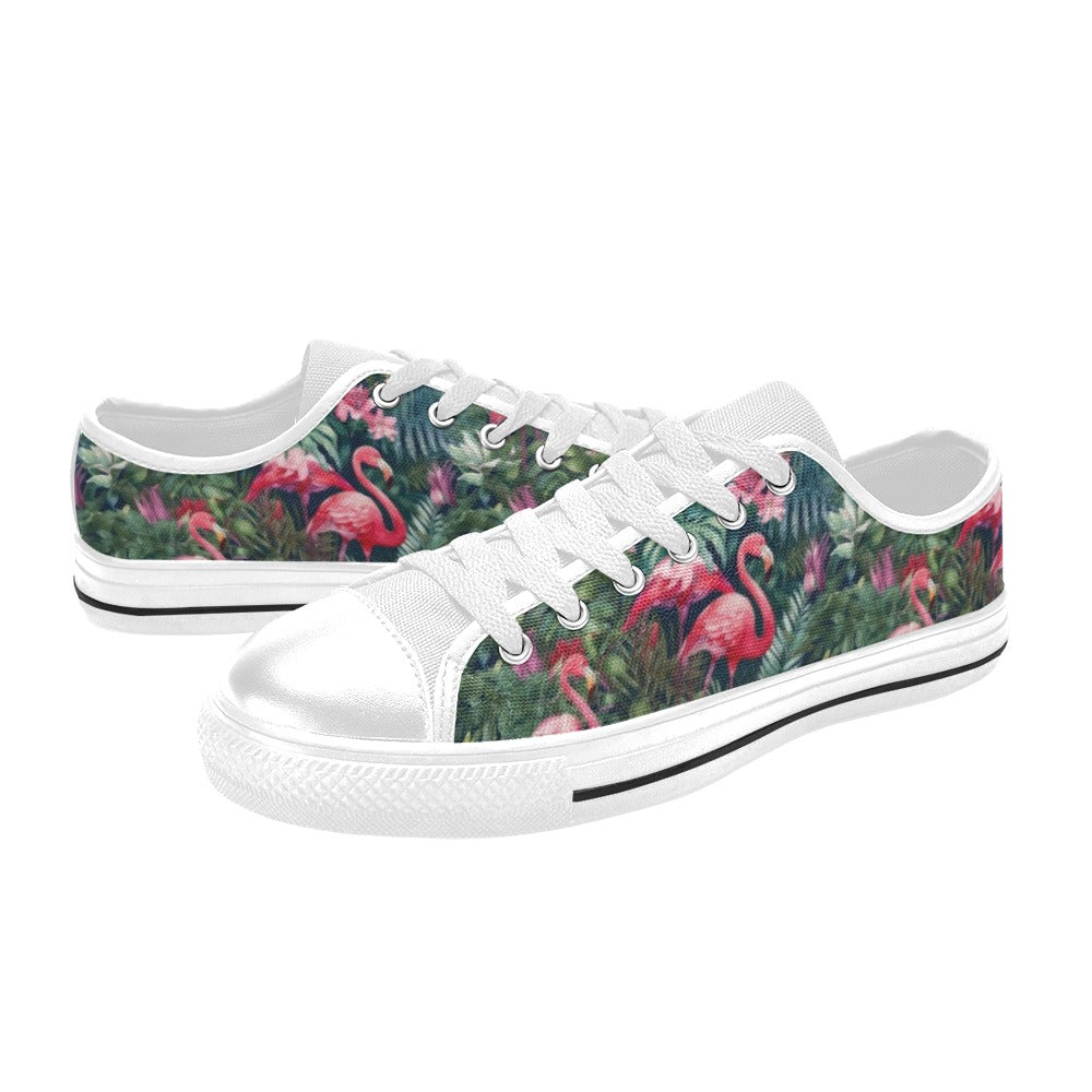 Tropical Flamingo - Low Top Shoes