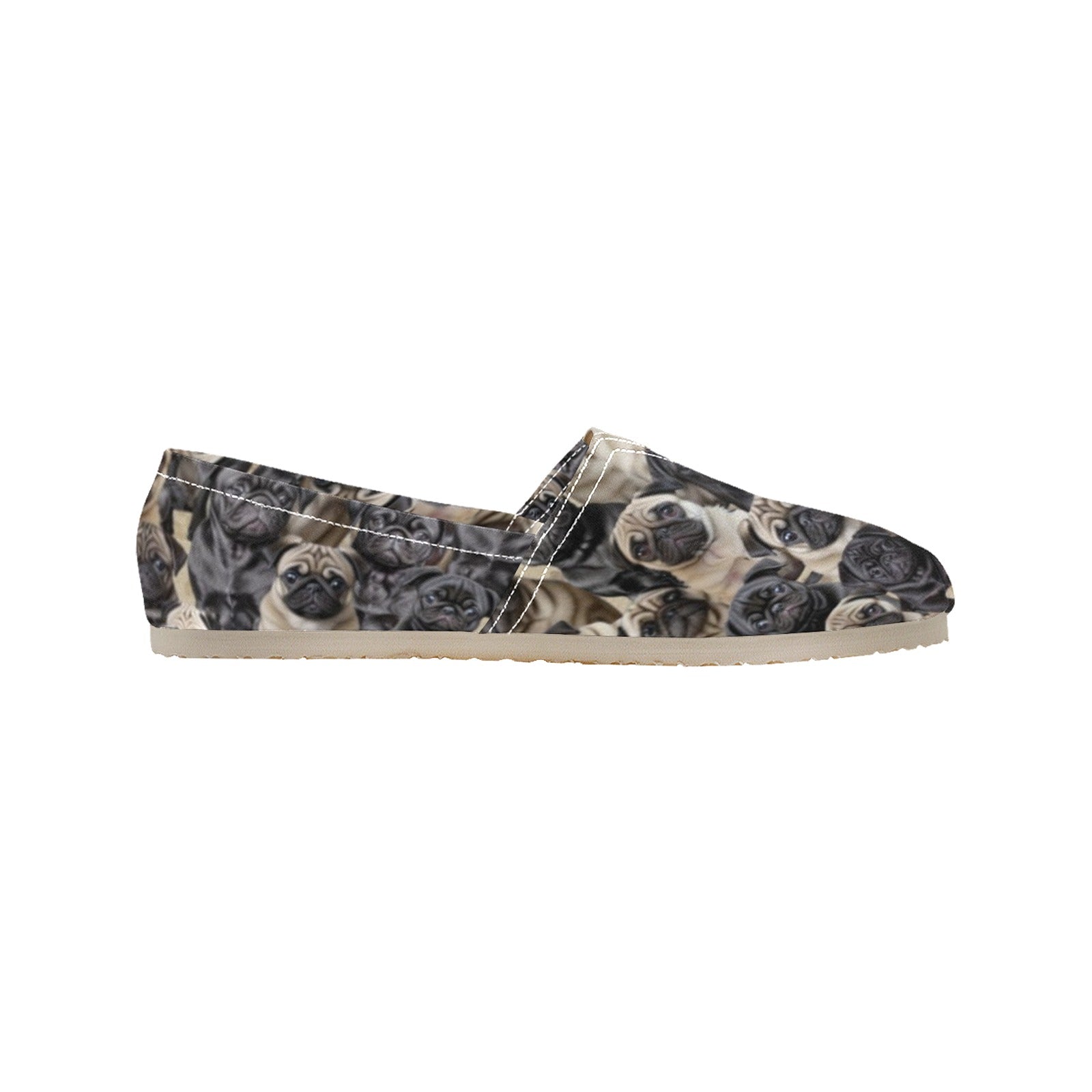 Pug - Casual Canvas Slip-on Shoes