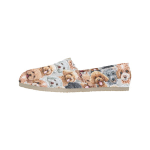 Poodle - Casual Canvas Slip-on Shoes