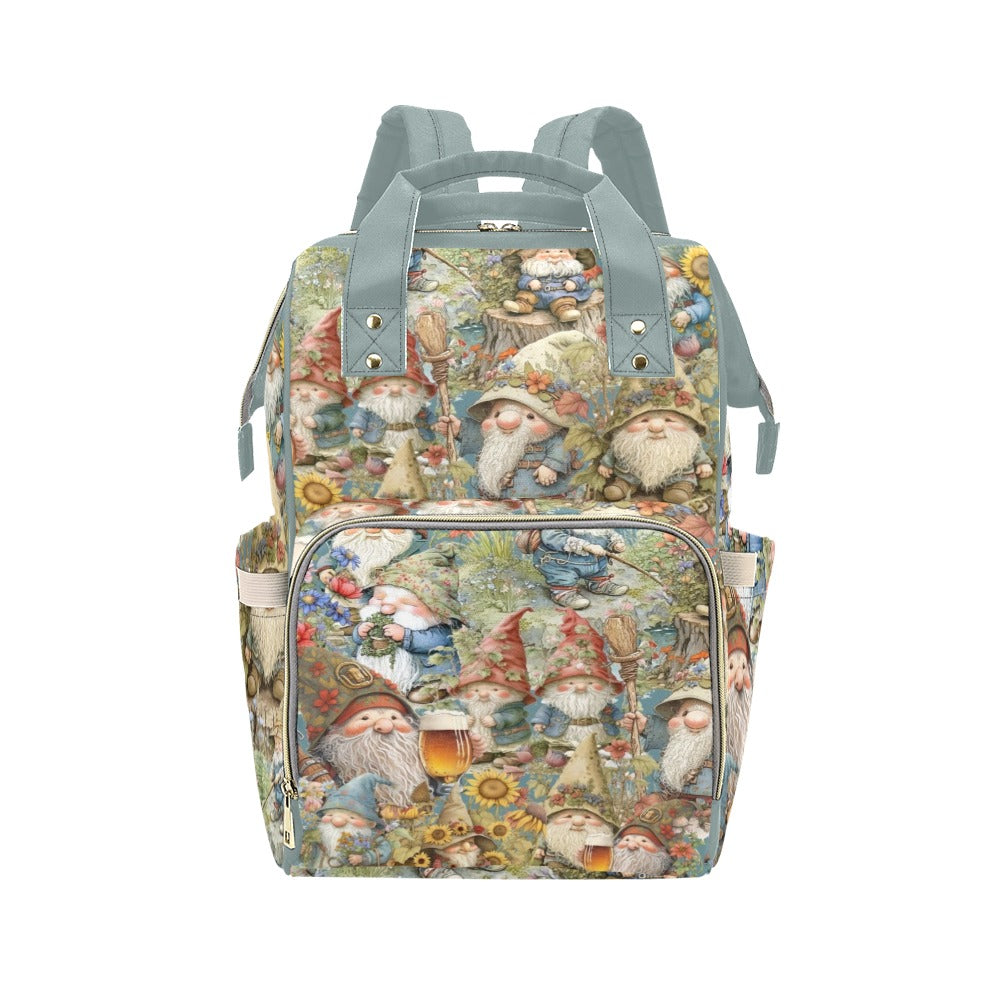 Gnomes - Multi-Function Backpack Nappy Bag