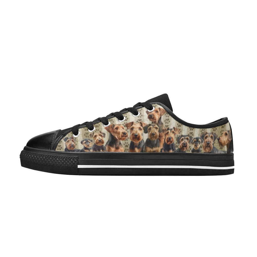 Airedale Terrier - Low Top Shoes