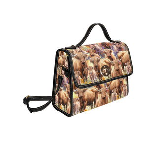 Highland Cows - Waterproof Canvas Handbag