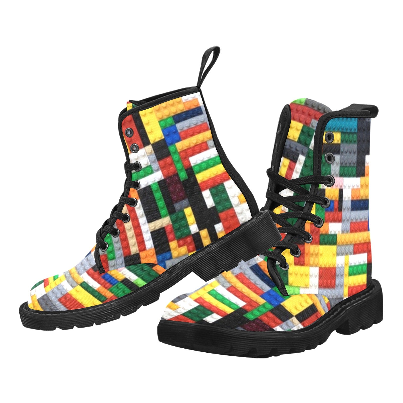 Building Blocks - Canvas Boots