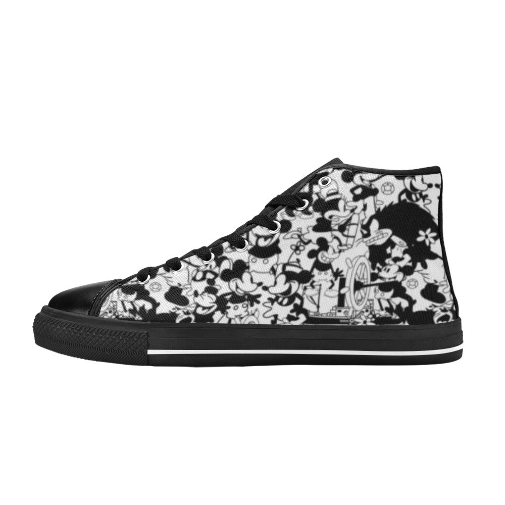 Steamboat Willie - High Top Shoes