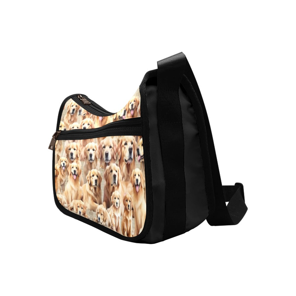 Golden Retriever - Crossbody Handbag