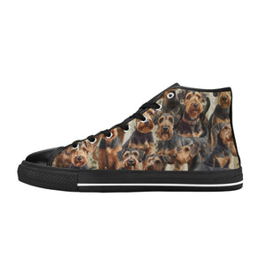 Airedale Terrier - High Top Shoes