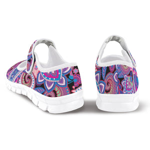 Purple Paisley - Mary Jane Shoes