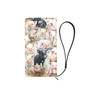 Cute Pigs - Clutch Purse Large