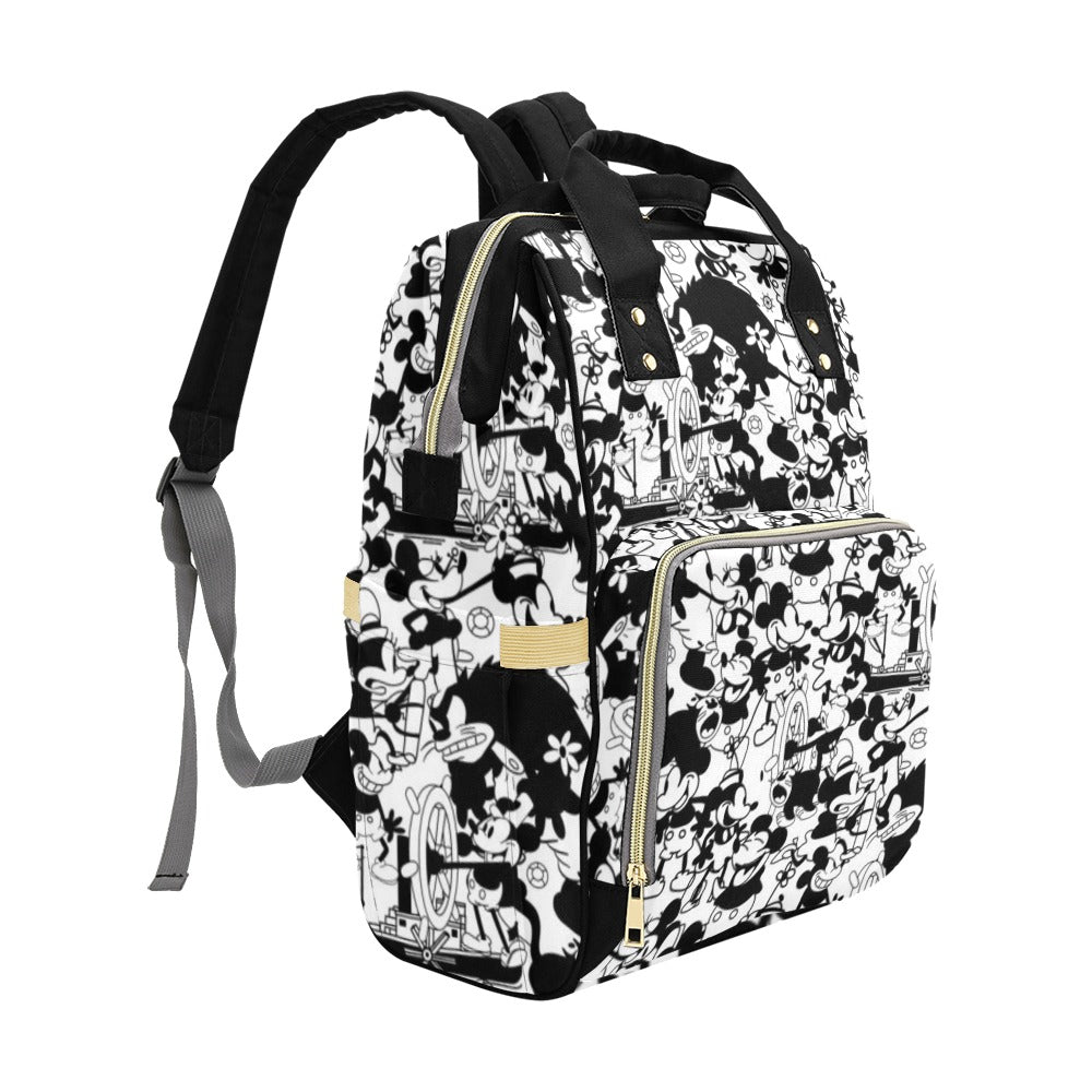 Steamboat Willie - Multi-Function Backpack Nappy Bag