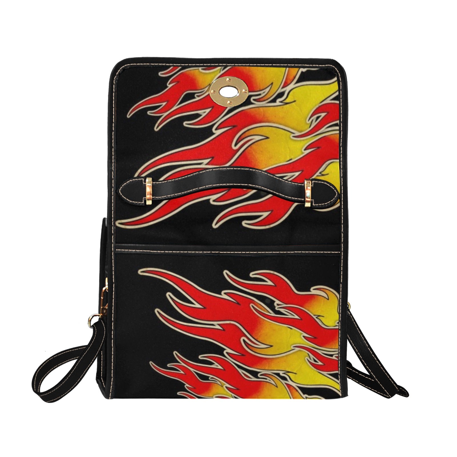 Flames - Waterproof Canvas Handbag