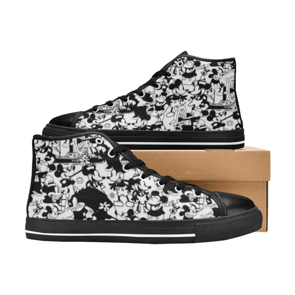 Steamboat Willie - High Top Shoes