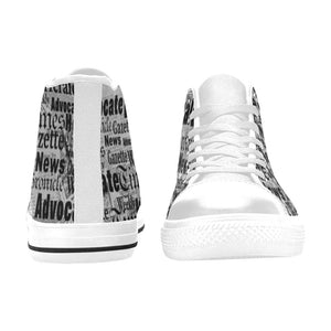 Newsprint - High Top Shoes