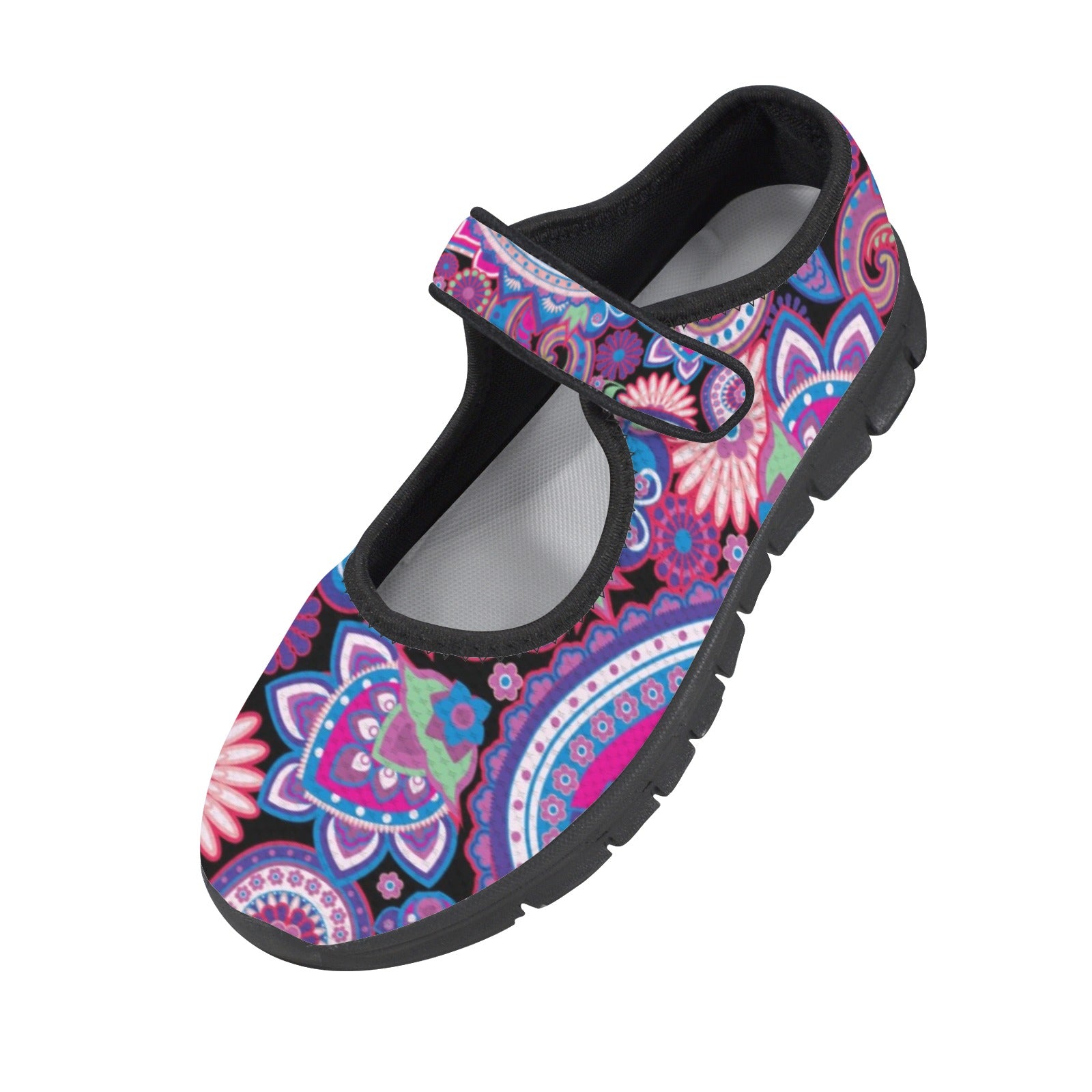 Purple Paisley - Mary Jane Shoes