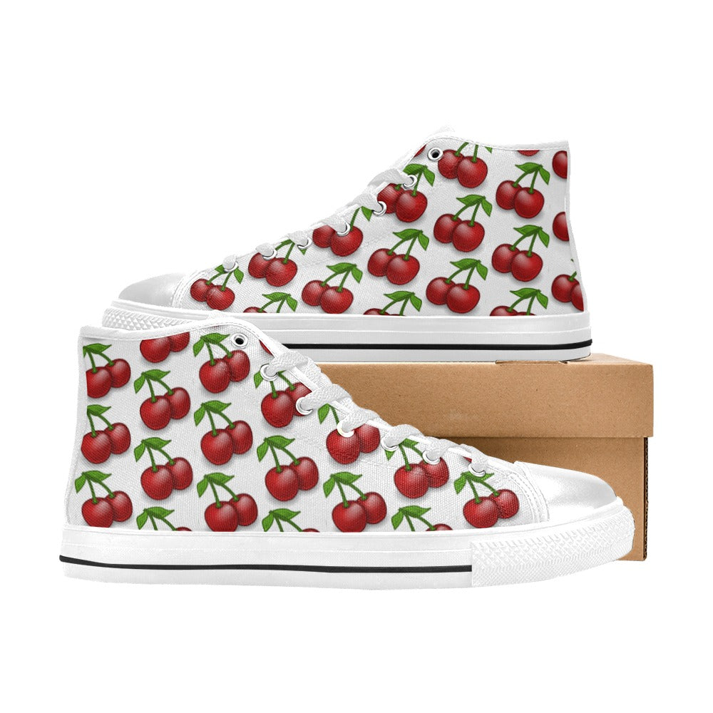 Cherry All Over - High Top Shoes