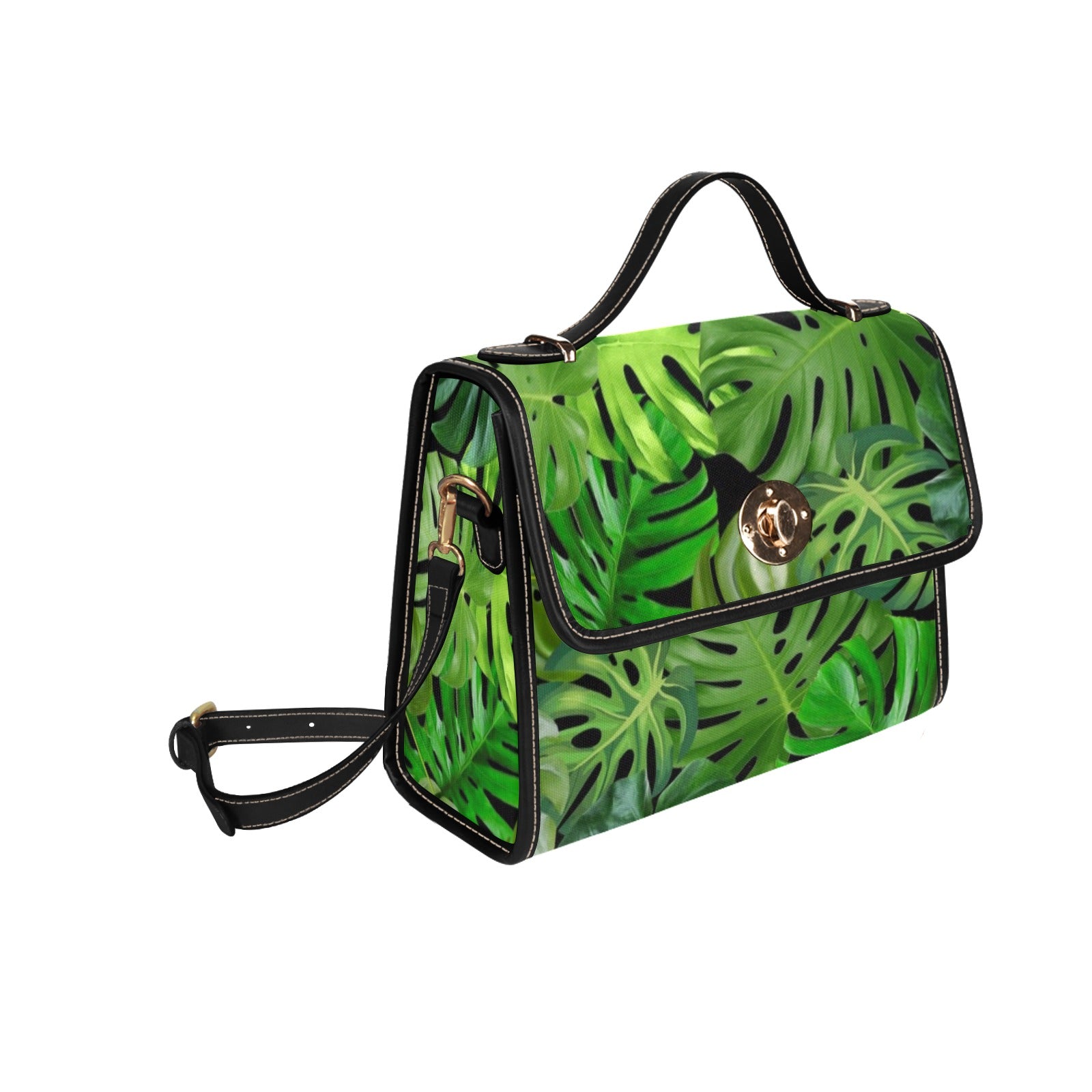 Monstera - Waterproof Canvas Handbag