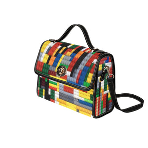 Building Blocks - Waterproof Canvas Handbag