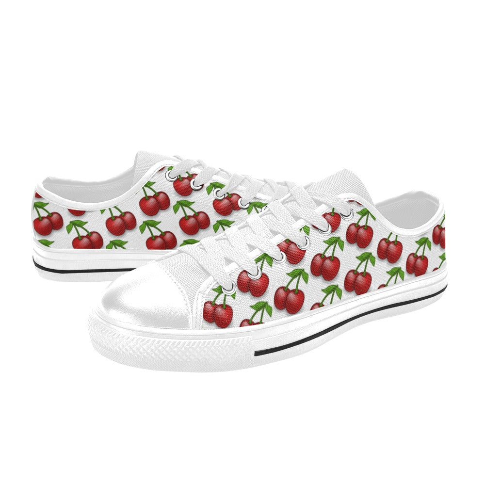 Cherry All Over - Low Top Shoes