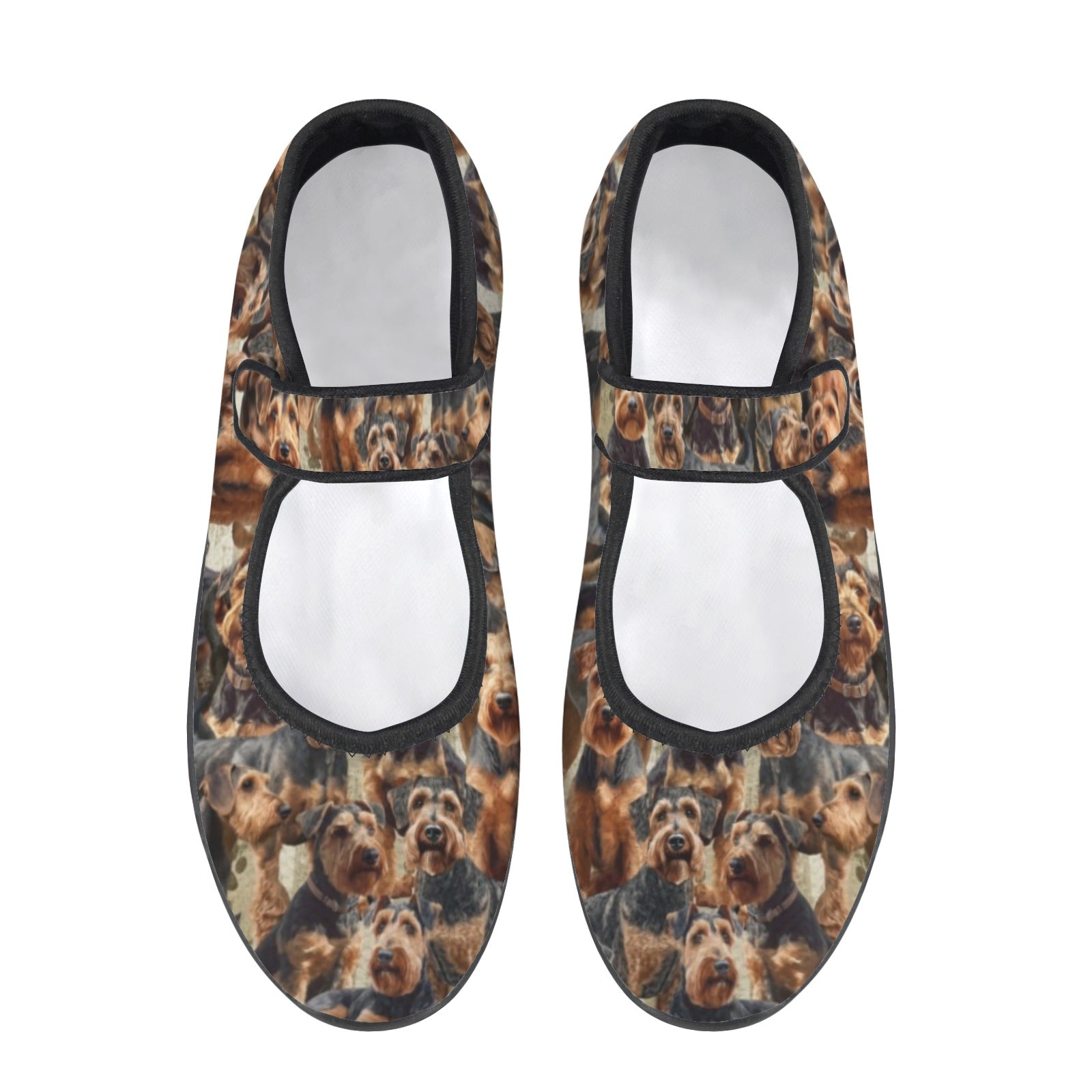 Airedale Terrier - Mary Jane Shoes