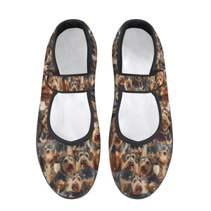 Airedale Terrier - Mary Jane Shoes