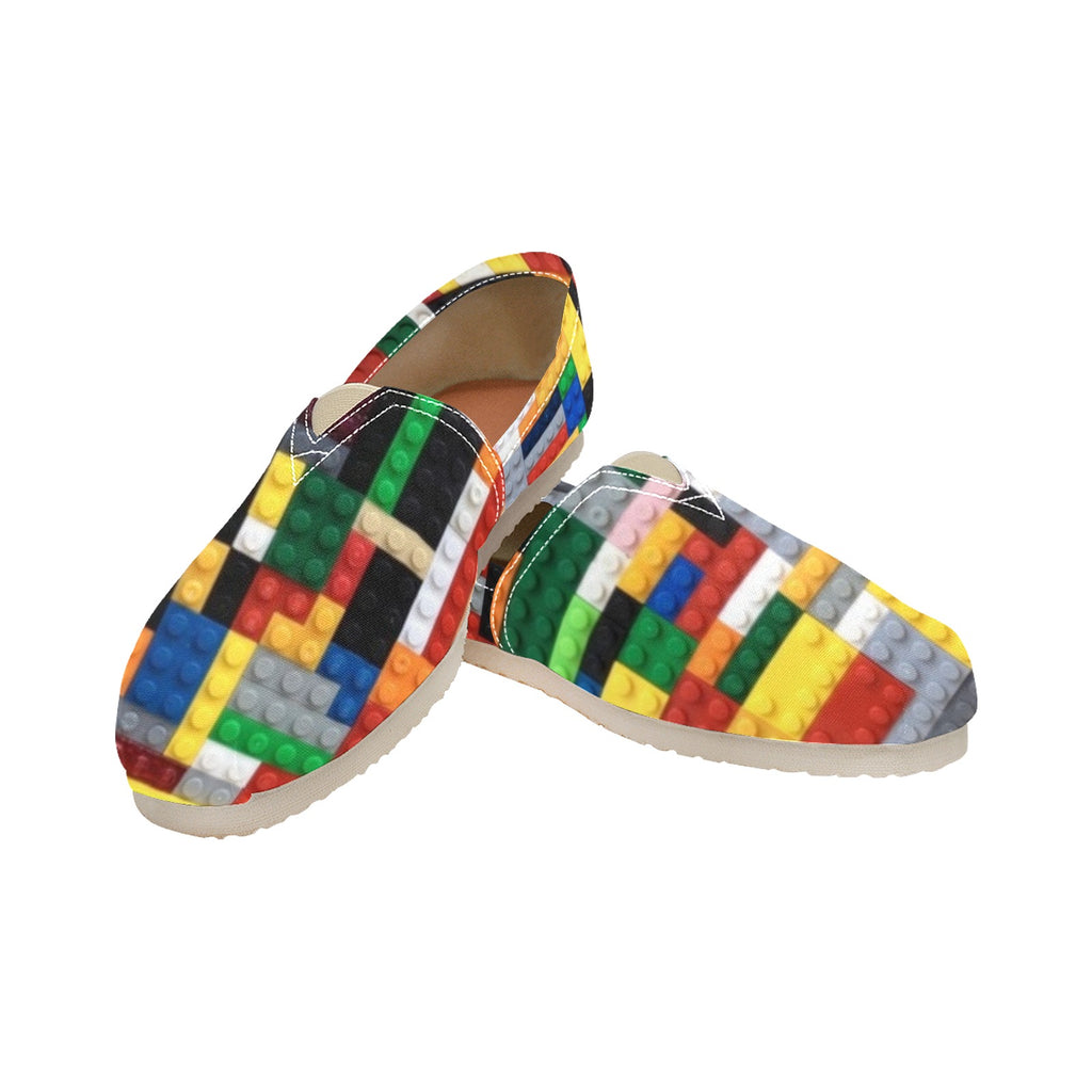 Building Blocks - Casual Canvas Slip-on Shoes