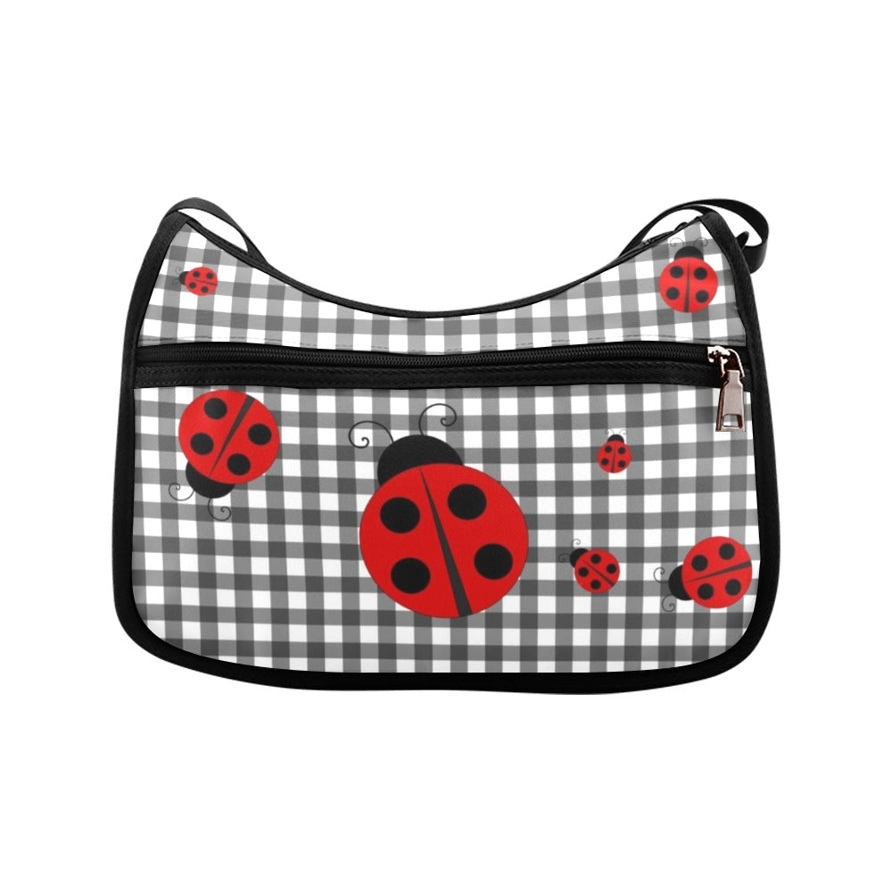 Ladybird Gingham - Crossbody Handbag