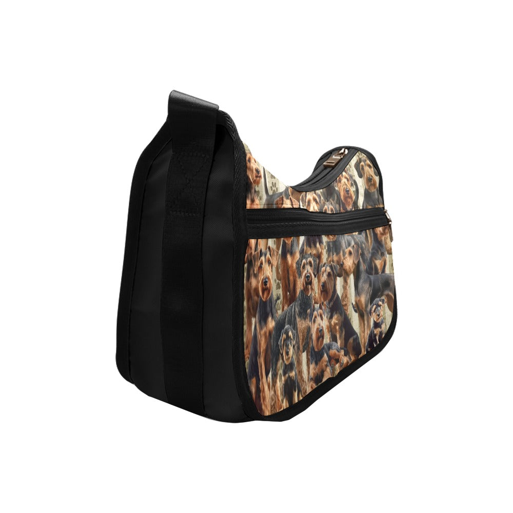 Airedale Terrier - Crossbody Handbag