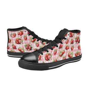 Strawberries - High Top Shoes