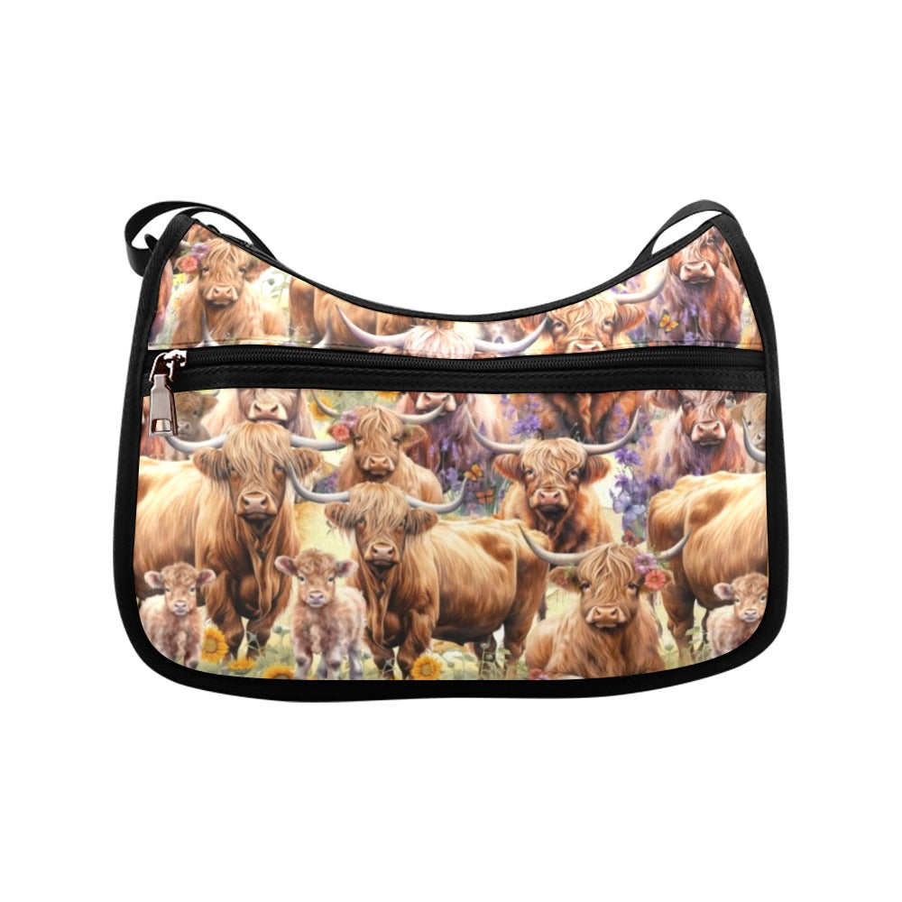 Highland Cows - Crossbody Handbag