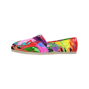 Paint Run - Casual Canvas Slip-on Shoes