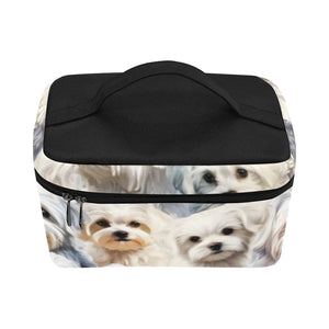 Maltese Terrier - Cosmetics / Lunch Bag