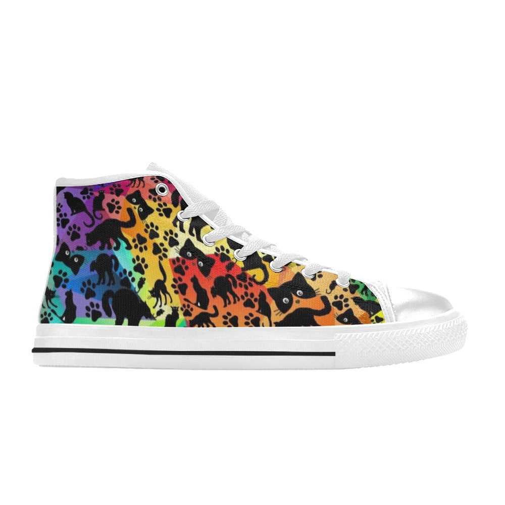 Black Cat Bright - High Top Shoes