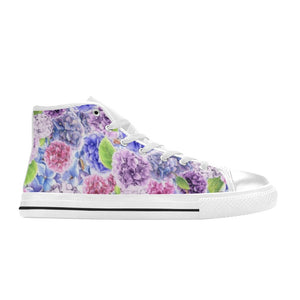 Hydrangeas - High Top Shoes