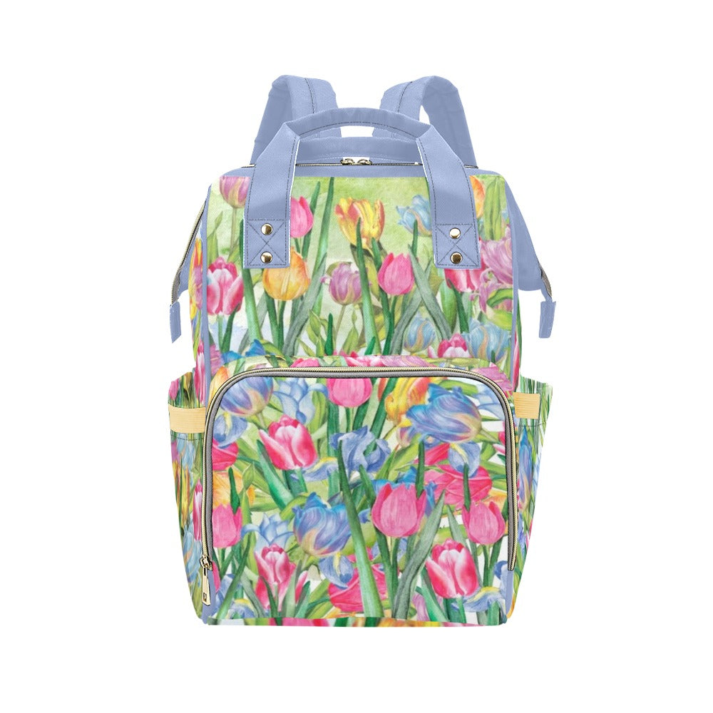 Tulips - Multi-Function Backpack Nappy Bag