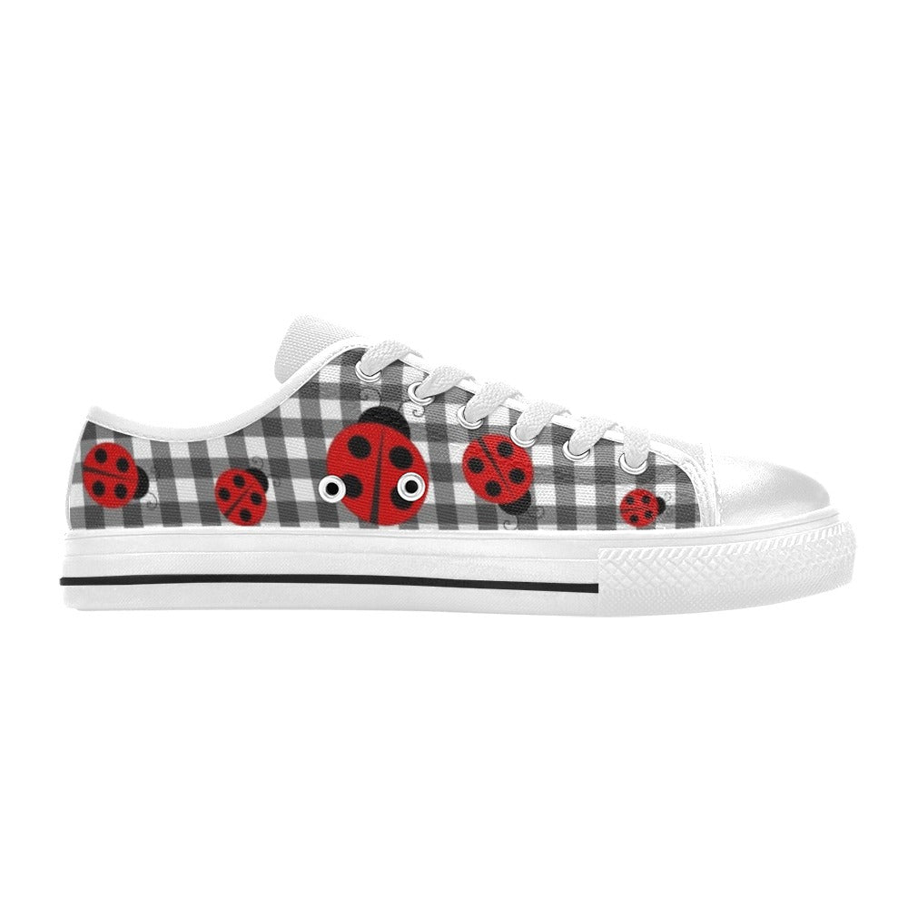 Ladybird Gingham - Low Top Shoes